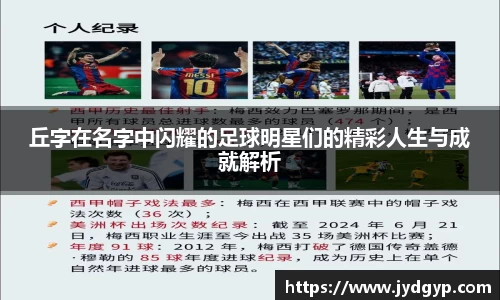 丘字在名字中闪耀的足球明星们的精彩人生与成就解析