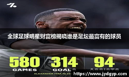 全球足球明星财富榜揭晓谁是足坛最富有的球员